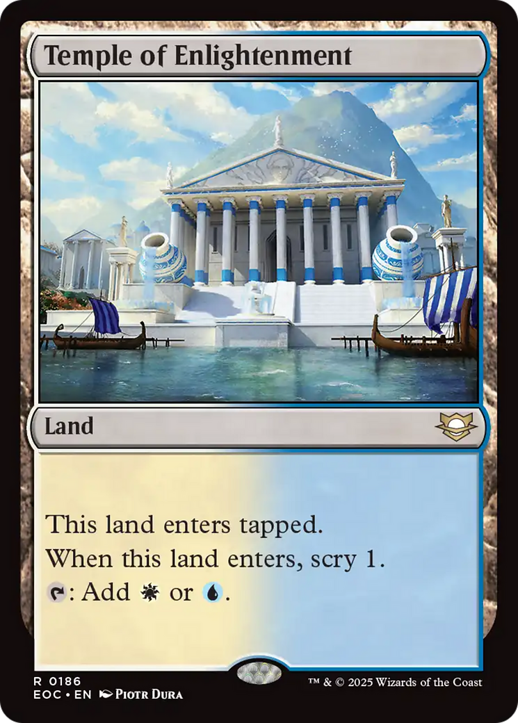 Temple of Enlightenment [Edge of Eternities Commander] | Galaxy Games LLC