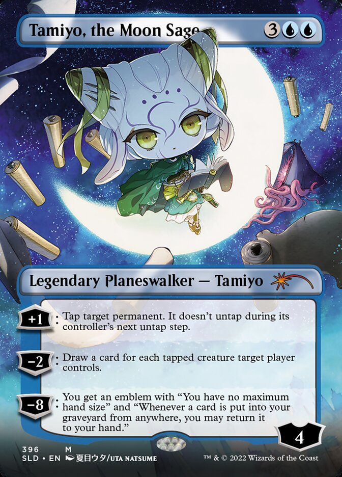 Tamiyo, the Moon Sage (Borderless) [Secret Lair Drop Series] | Galaxy Games LLC