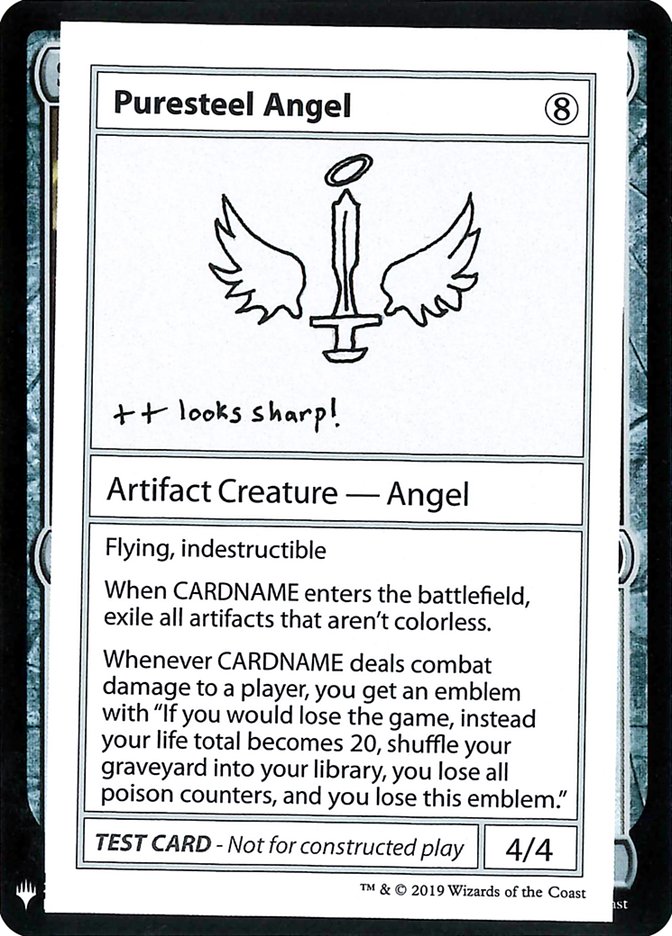 Puresteel Angel [Mystery Booster Playtest Cards] | Galaxy Games LLC