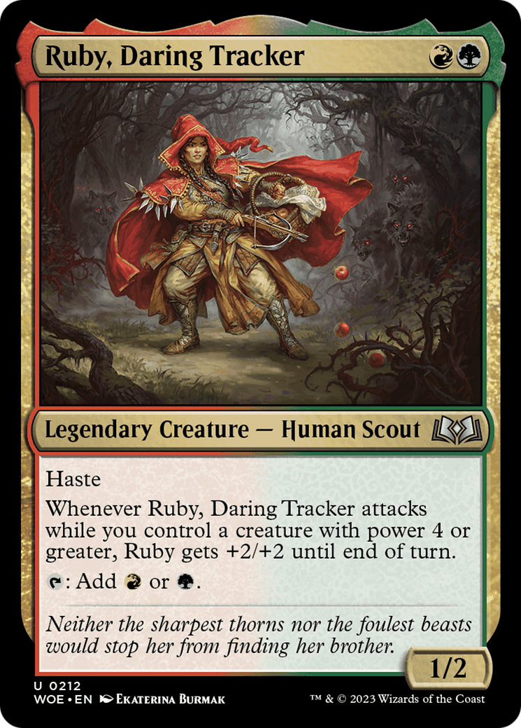 Ruby, Daring Tracker [Wilds of Eldraine] | Galaxy Games LLC