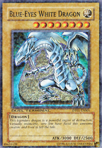 Blue-Eyes White Dragon [DT01-EN001] Super Rare | Galaxy Games LLC