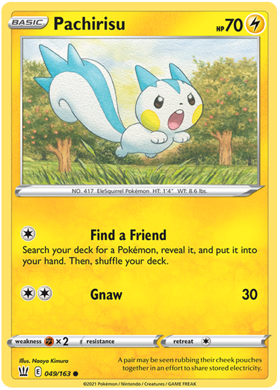 Pachirisu (049/163) [Sword & Shield: Battle Styles] | Galaxy Games LLC