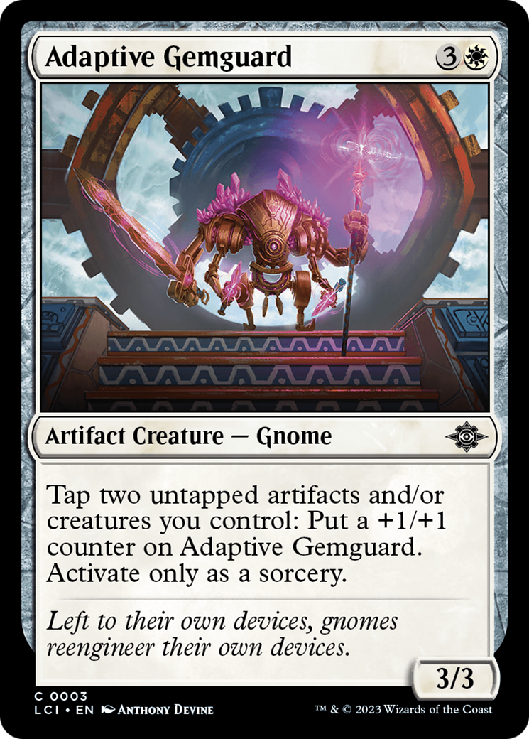 Adaptive Gemguard [The Lost Caverns of Ixalan] | Galaxy Games LLC