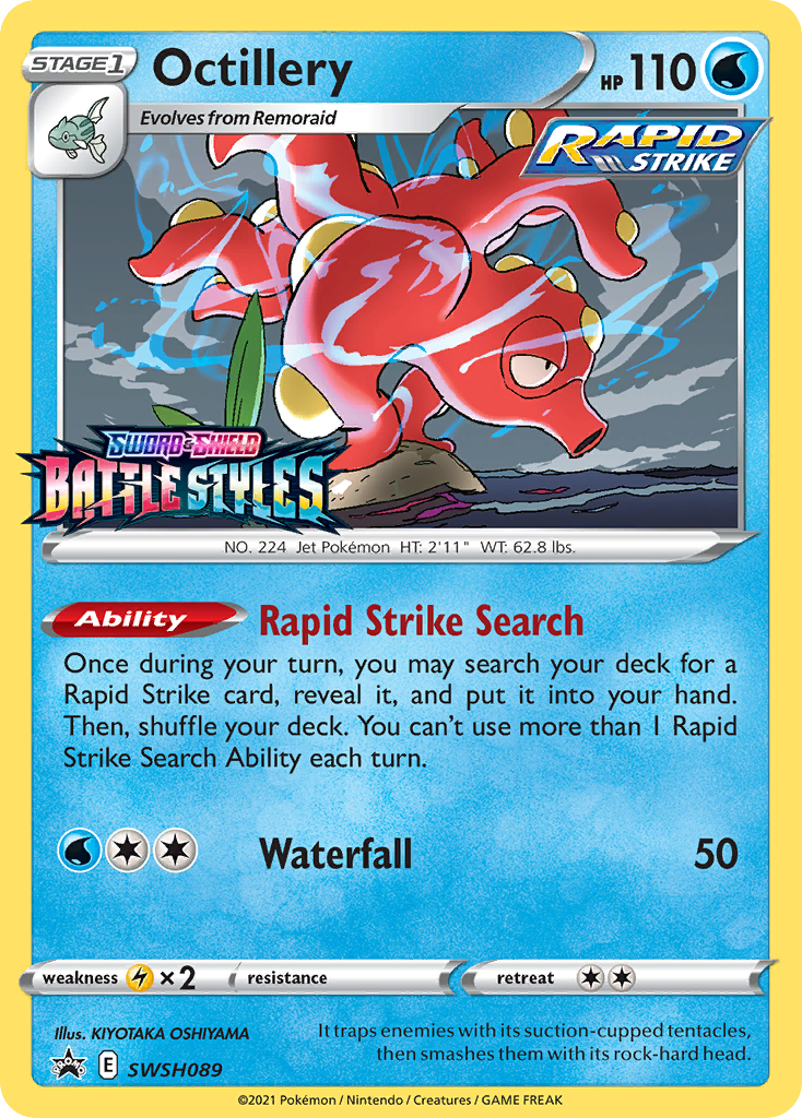 Octillery (SWSH089) (Prerelease Promo) [Sword & Shield: Black Star Promos] | Galaxy Games LLC