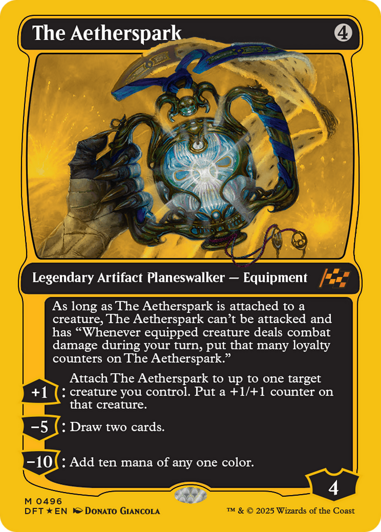 The Aetherspark (First-Place Foil) [Aetherdrift] | Galaxy Games LLC