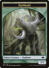 Goblin (010) // Elephant (012) Double-Sided Token [Modern Horizons Tokens] | Galaxy Games LLC