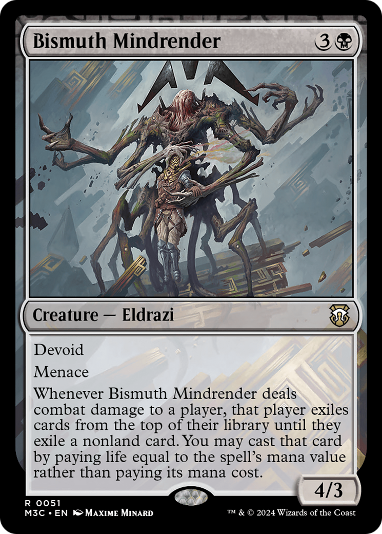Bismuth Mindrender (Ripple Foil) [Modern Horizons 3 Commander] | Galaxy Games LLC
