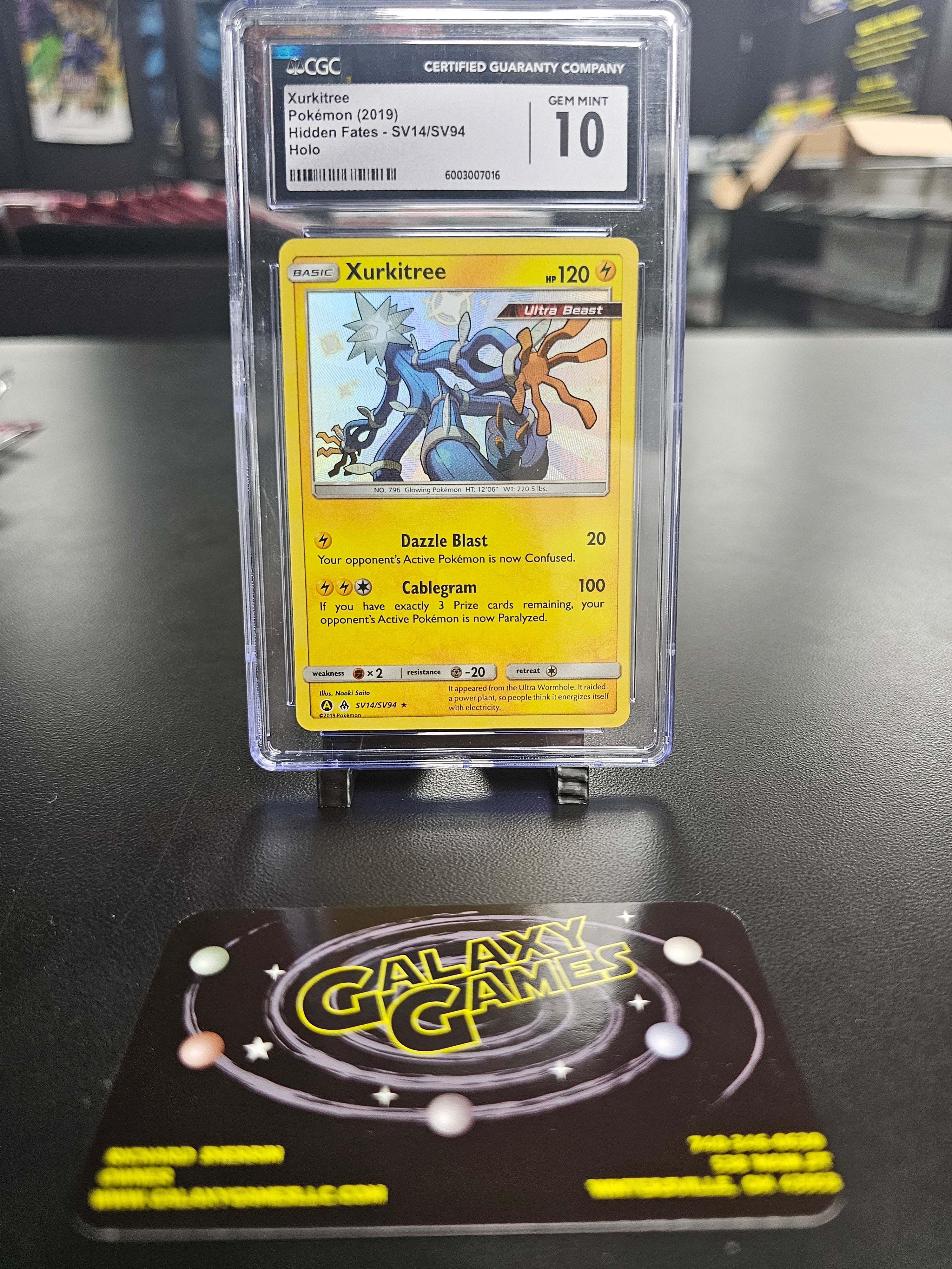 CCG 10 Xurkitree #SV14 Holo 6003007016 | Galaxy Games LLC
