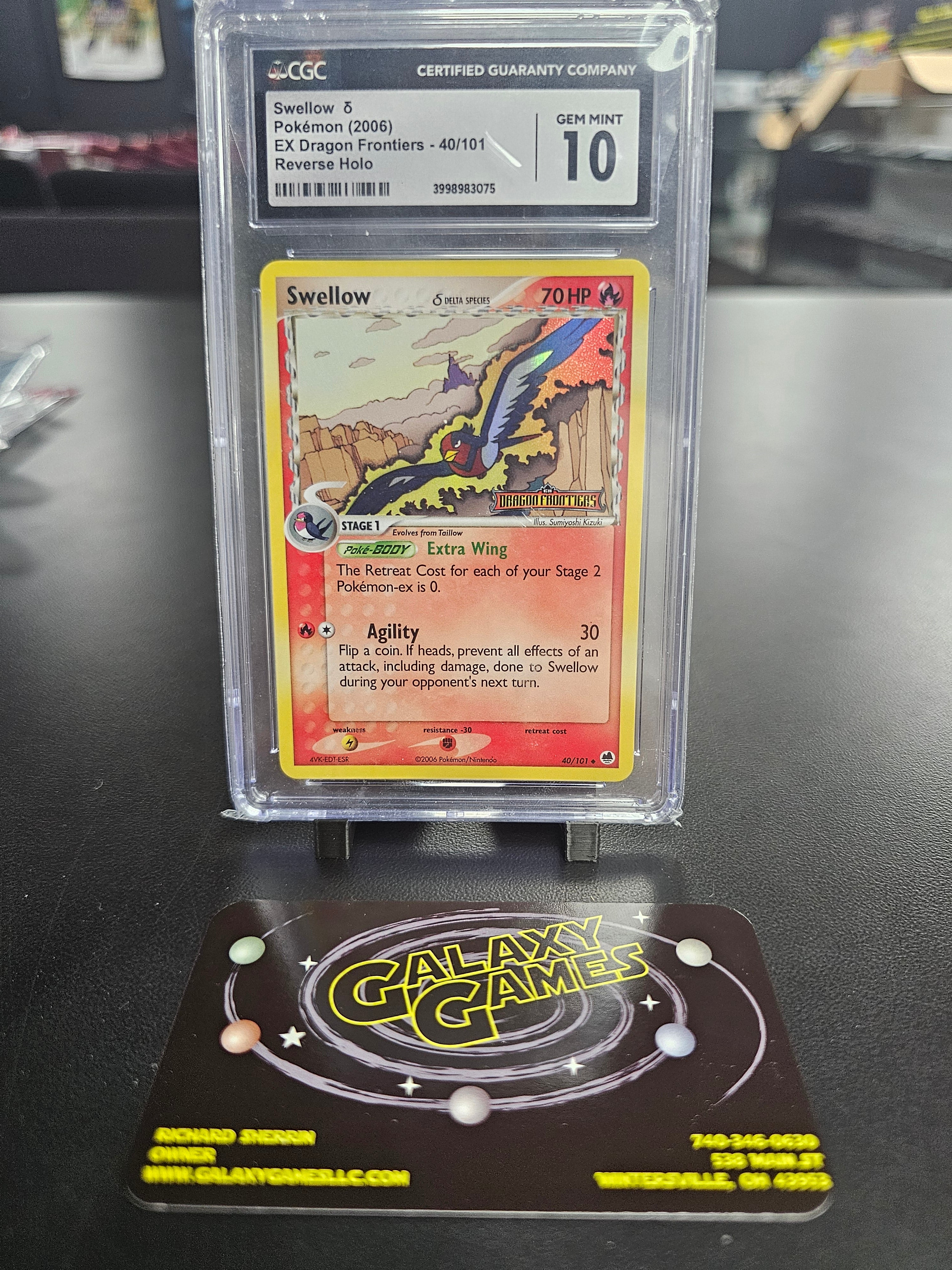 CCG 10 Swellow #40 Reverse Holo 3998983075 | Galaxy Games LLC