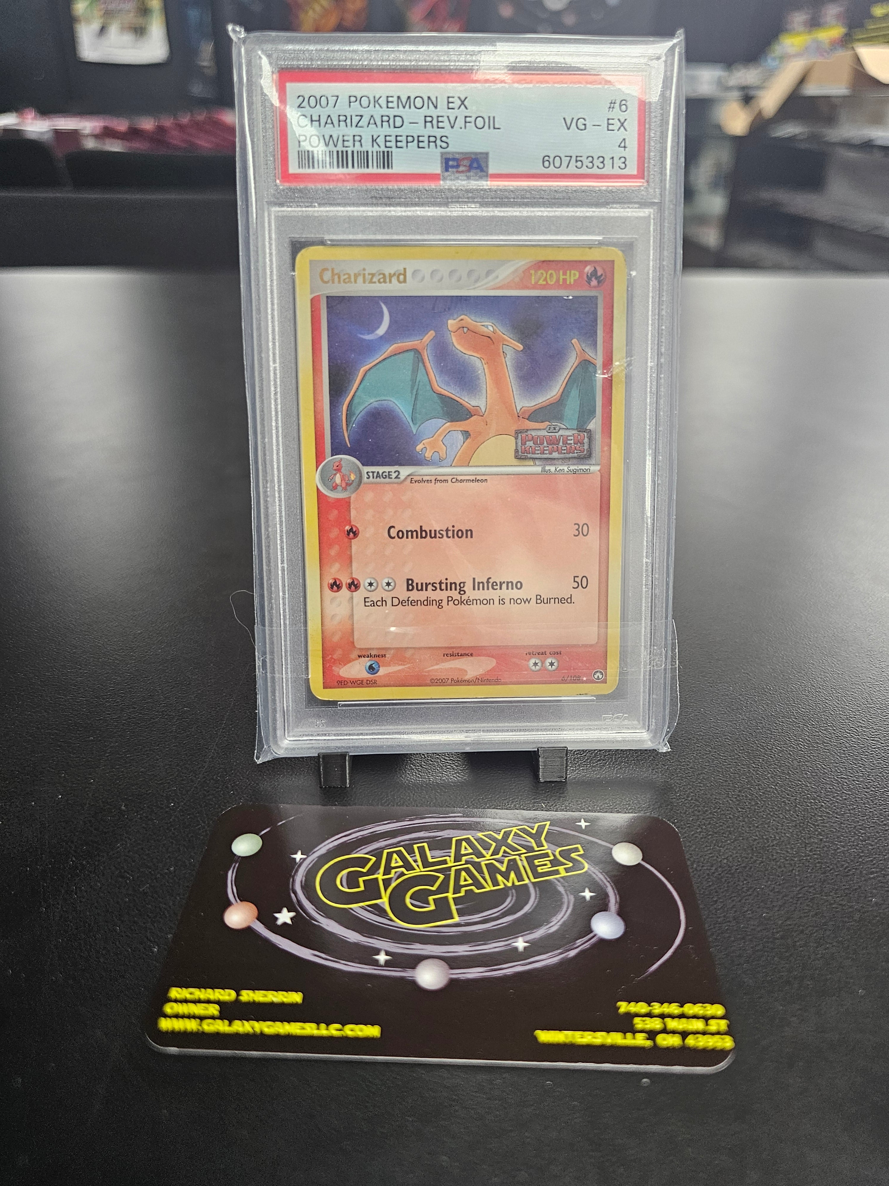PSA 4 Charizard - Rev. Foil #6 Power Keepers 60753313 | Galaxy Games LLC
