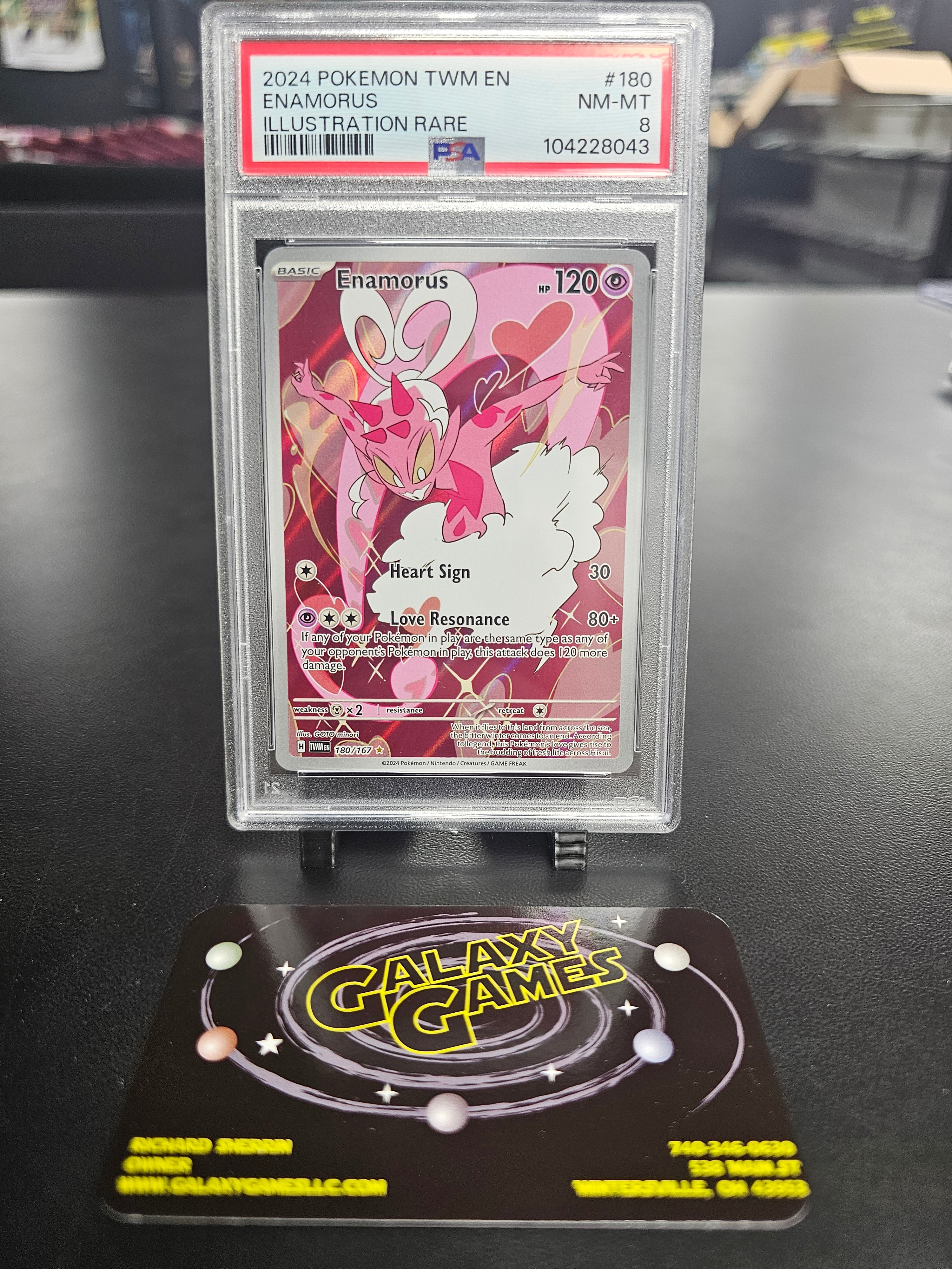 PSA 8 Enamorus #180 IR 104228043 | Galaxy Games LLC