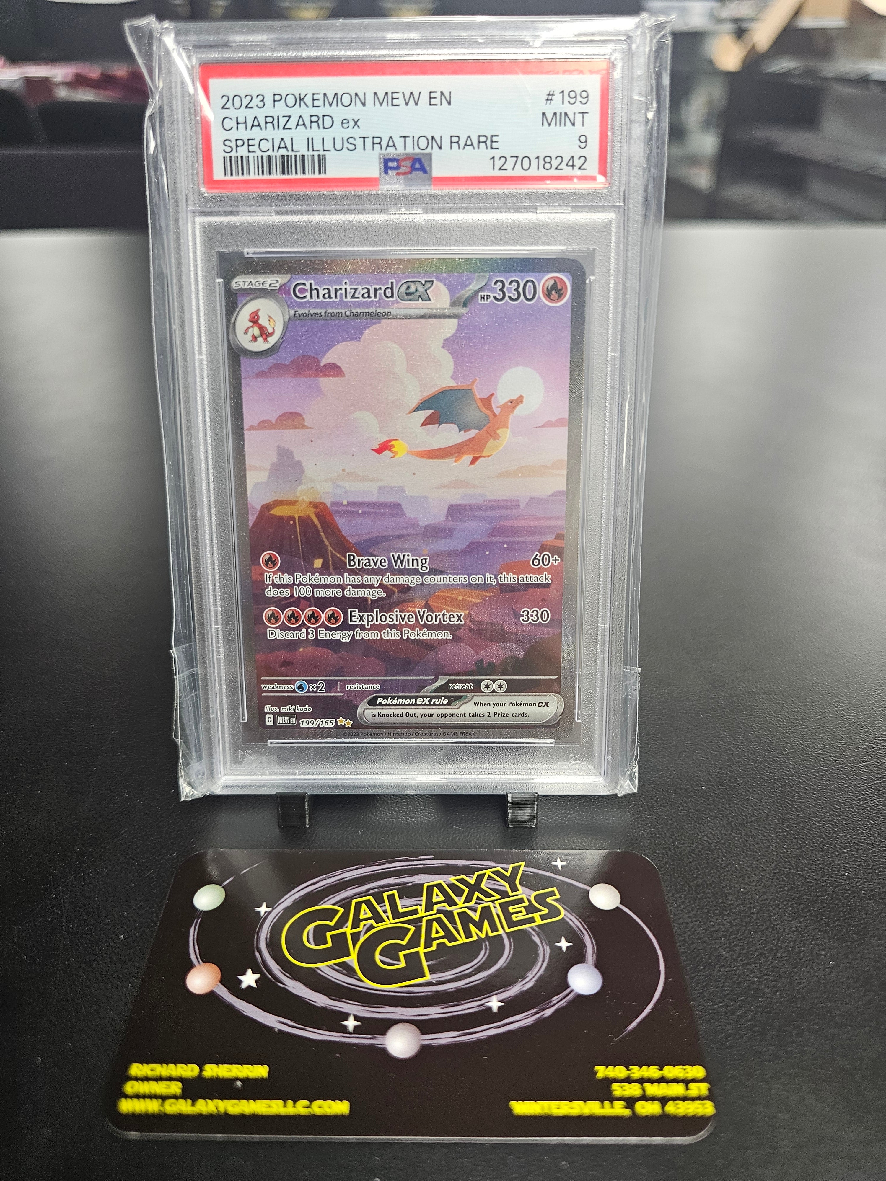 PSA 9 Charizard ex #199 SIR 127018242 | Galaxy Games LLC
