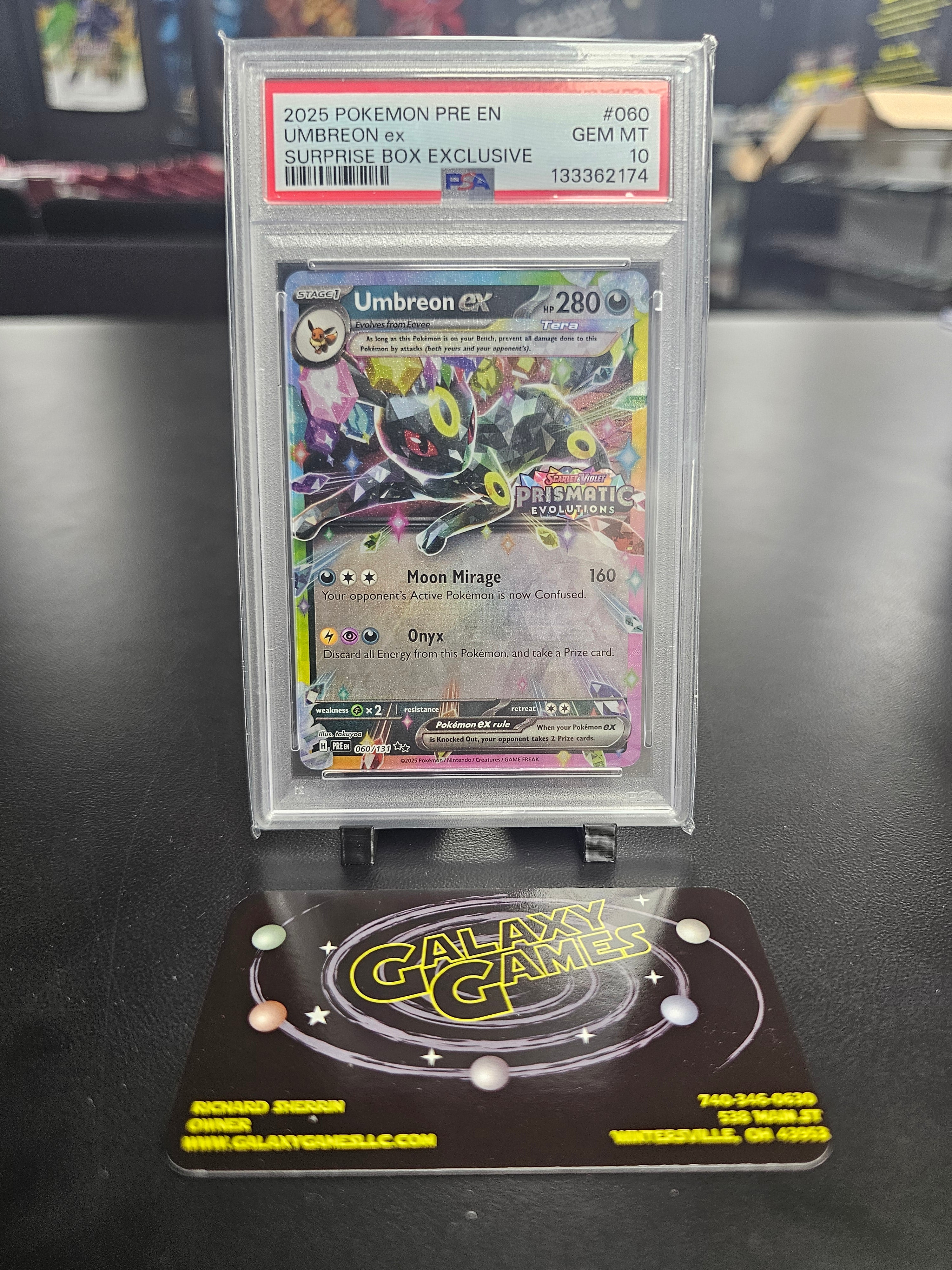 PSA 10 Umbreon ex #060 Surprise Box Exclusive 133362174 | Galaxy Games LLC