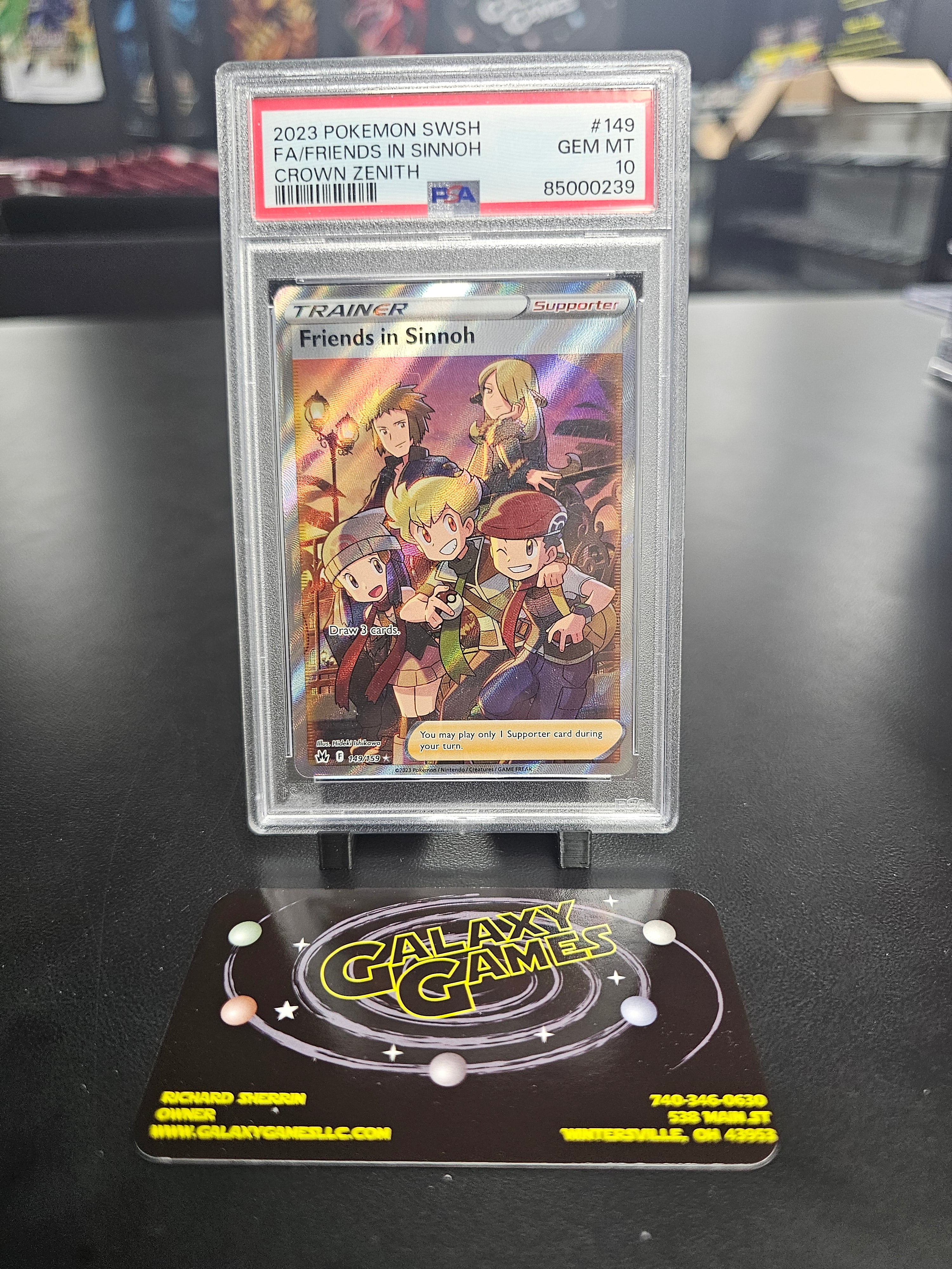 PSA 10 FA/Friends in Sinnoh #149 Crown Zenith 85000239 | Galaxy Games LLC