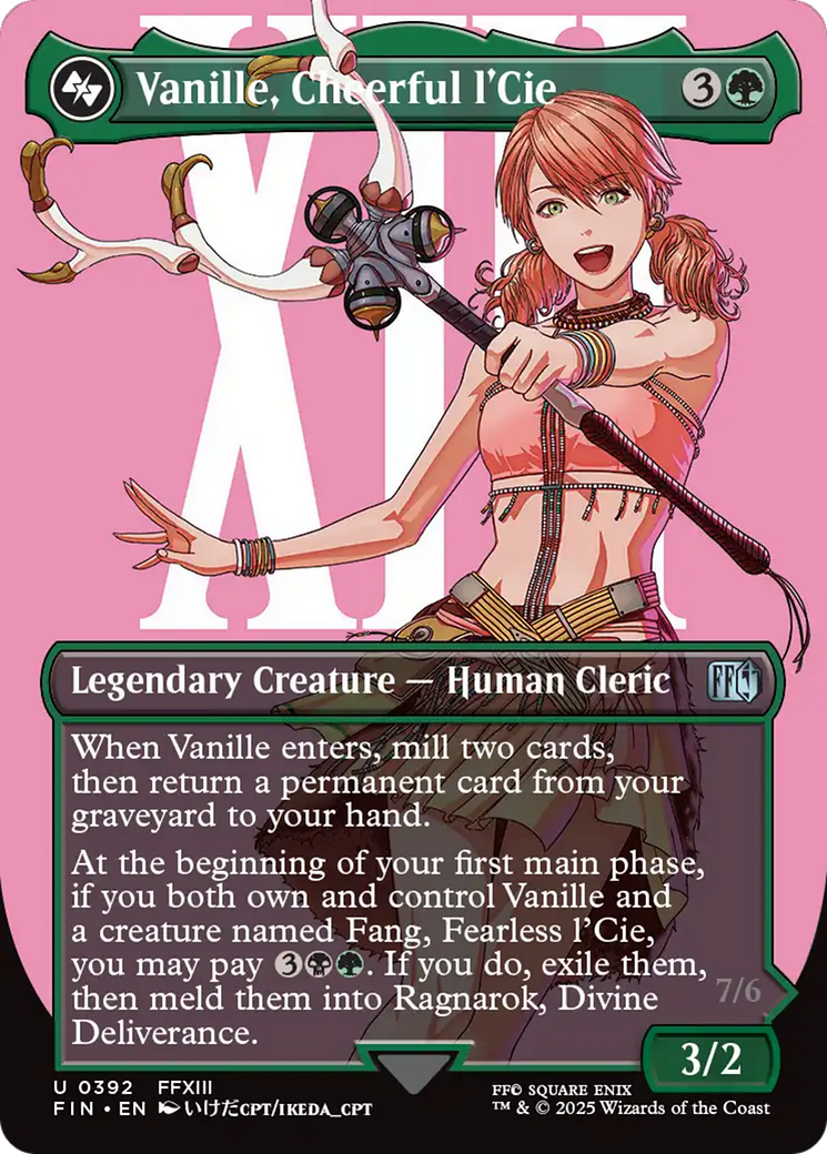 Vanille, Cheerful l'Cie // Ragnarok, Divine Deliverance (Borderless) [FINAL FANTASY] | Galaxy Games LLC