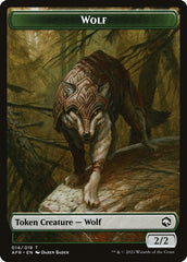 Wolf (014) // Treasure (015) Double-Sided Token [Challenger Decks 2022 Tokens] | Galaxy Games LLC