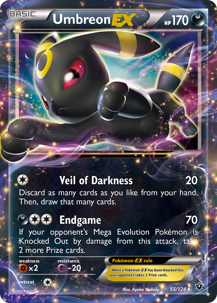 Umbreon EX (55/124) [XY: Fates Collide] | Galaxy Games LLC