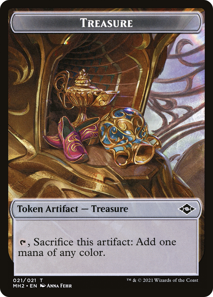 Treasure // Daretti Emblem Double-Sided Token [Secret Lair Drop Series] | Galaxy Games LLC