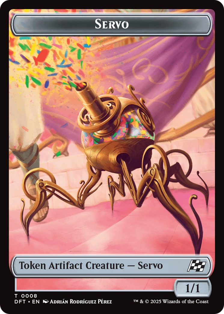 Beast (0010) // Servo Double-Sided Token [Aetherdrift Tokens] | Galaxy Games LLC