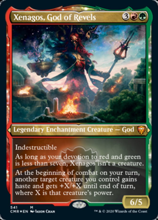 Xenagos, God of Revels (Etched) [Commander Legends] | Galaxy Games LLC