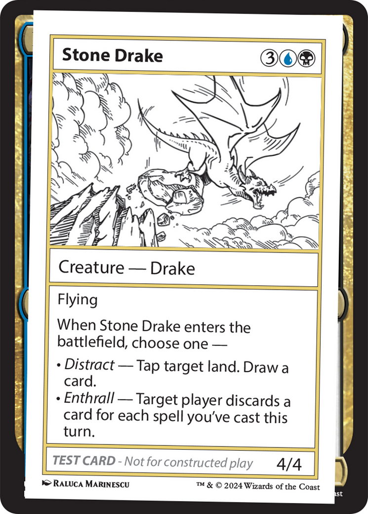 Stone Drake [Mystery Booster 2 Playtest Cards] | Galaxy Games LLC