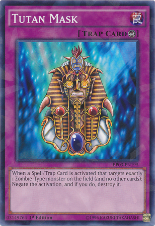 Tutan Mask [BP03-EN195] Shatterfoil Rare | Galaxy Games LLC