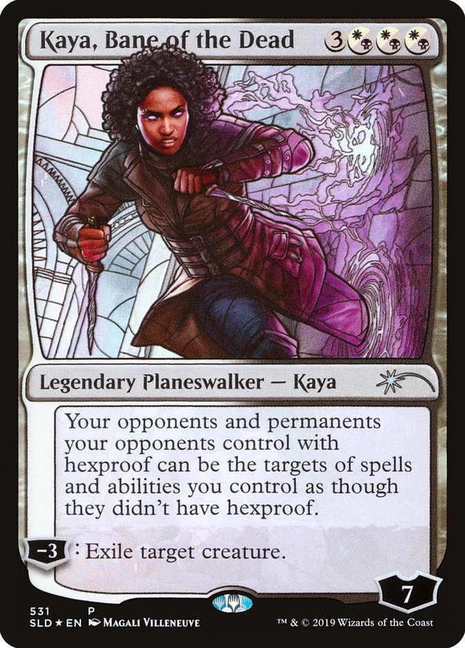 Kaya, Bane of the Dead (Stained Glass) [Secret Lair Drop Promos] | Galaxy Games LLC