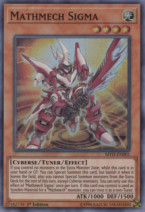 Mathmech Sigma [MYFI-EN001] Super Rare | Galaxy Games LLC