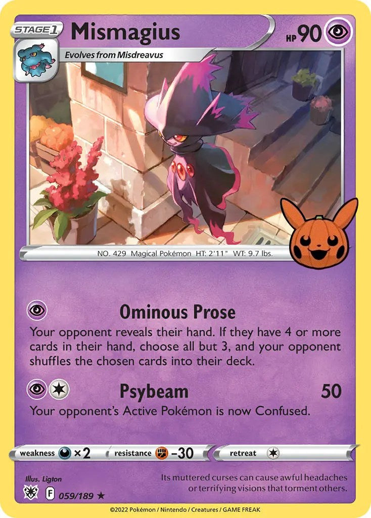 Mismagius (059/189) [Trick or Trade] | Galaxy Games LLC