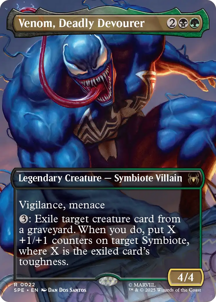 Venom, Deadly Devourer (Borderless) [Marvel's Spider-Man: Eternal-Legal] | Galaxy Games LLC