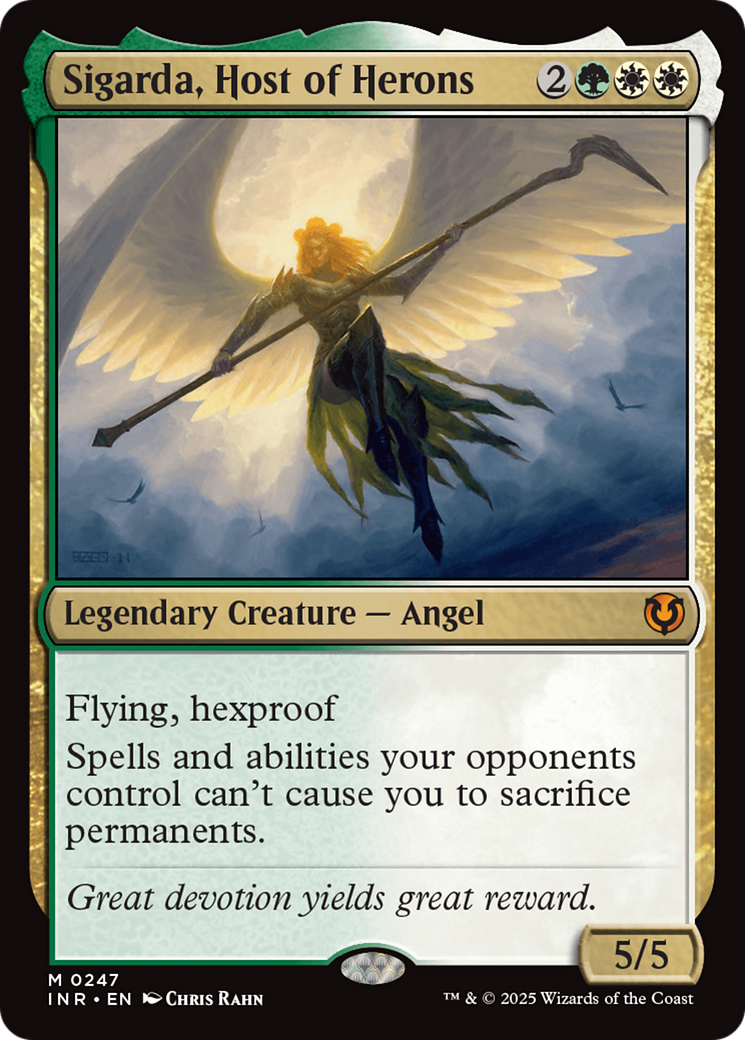 Sigarda, Host of Herons (Retro Frame) [Innistrad Remastered] | Galaxy Games LLC