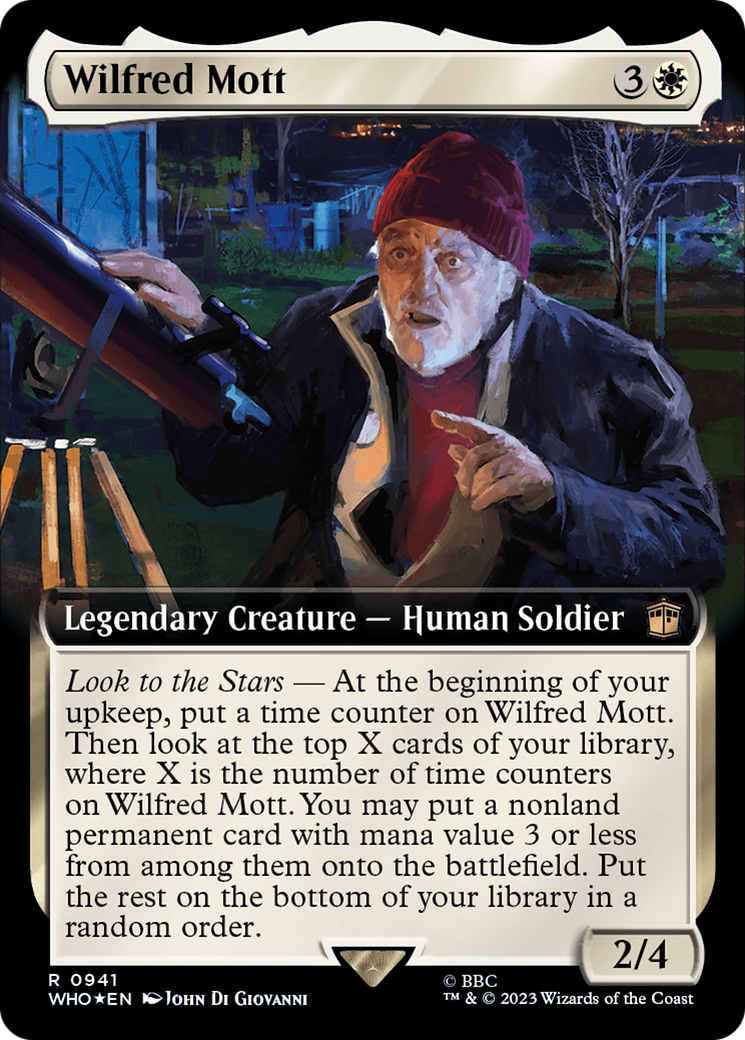 Wilfred Mott (Extended Art) (Surge Foil) [Doctor Who] | Galaxy Games LLC