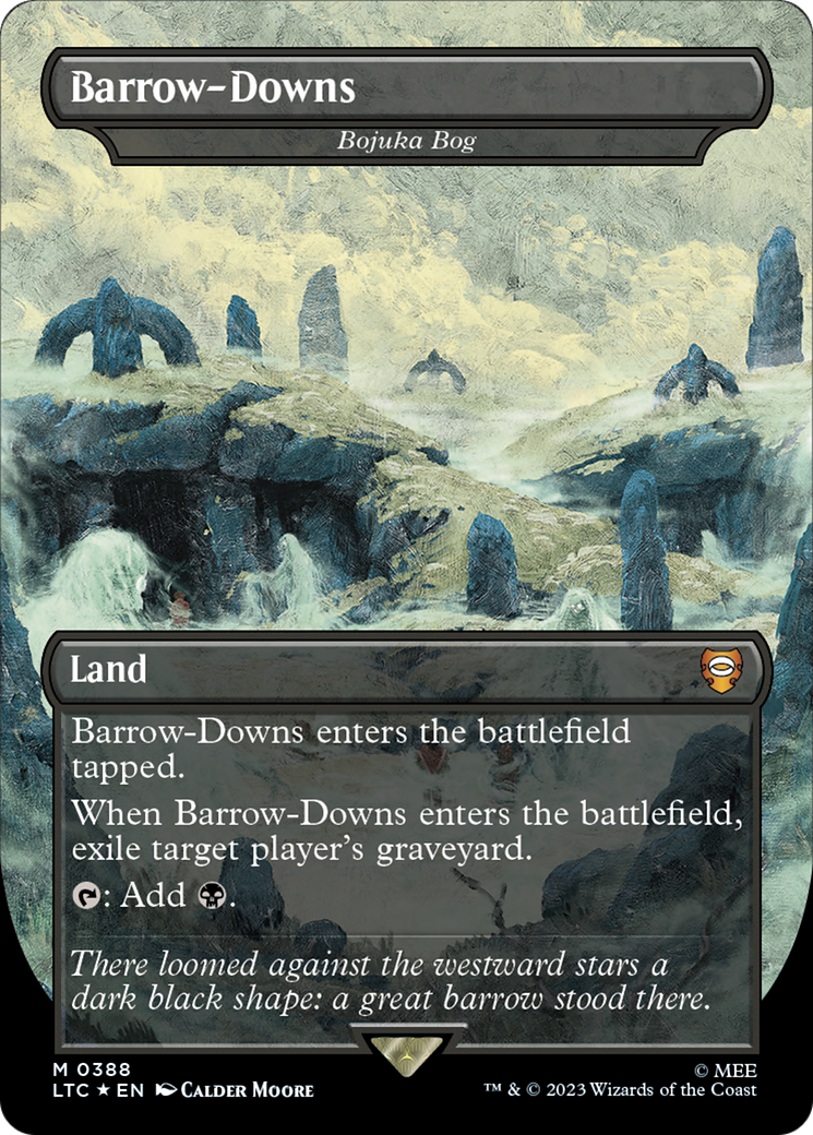 Barrow-Downs - Bojuka Bog (Surge Foil Realms and Relics) [The Lord of the Rings: Tales of Middle-Earth Commander] | Galaxy Games LLC