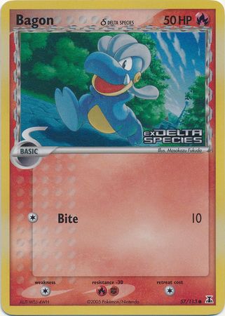 Bagon (57/113) (Delta Species) (Stamped) [EX: Delta Species] | Galaxy Games LLC