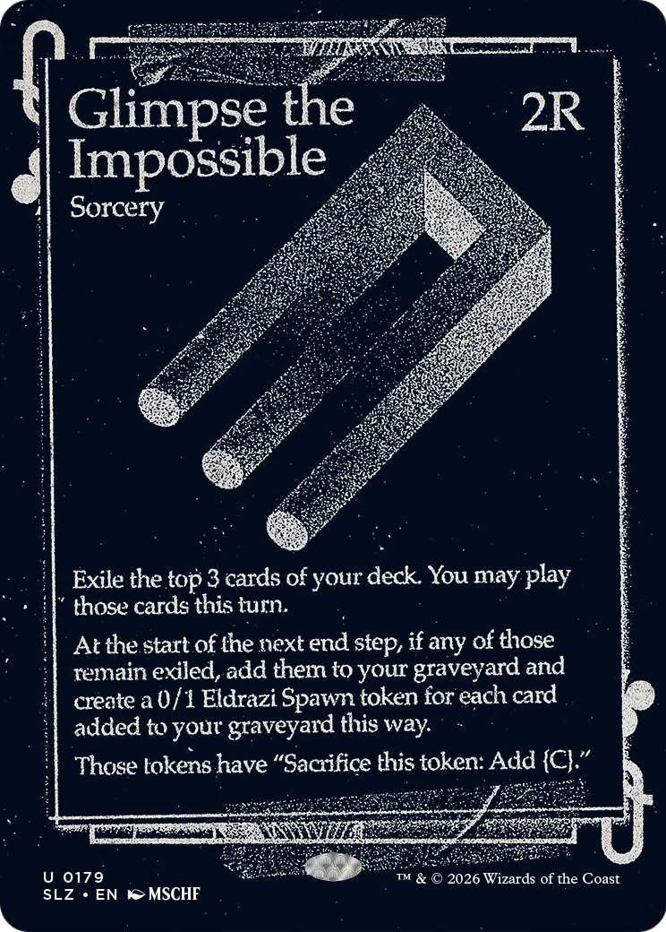 Glimpse the Impossible (0179) [Secret Lair x MSCHF: The Zeta Set] | Galaxy Games LLC
