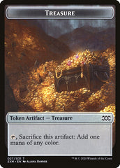 Elemental // Treasure Double-Sided Token [Double Masters Tokens] | Galaxy Games LLC