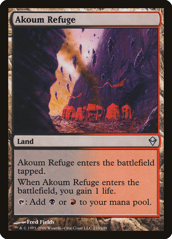 Akoum Refuge [Zendikar] | Galaxy Games LLC