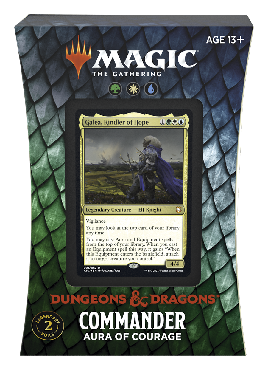 Dungeons & Dragons: Adventures in the Forgotten Realms - Commander Deck Display | Galaxy Games LLC