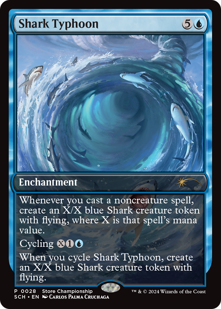 Shark Typhoon (Store Championship) [Bloomburrow Promos] | Galaxy Games LLC