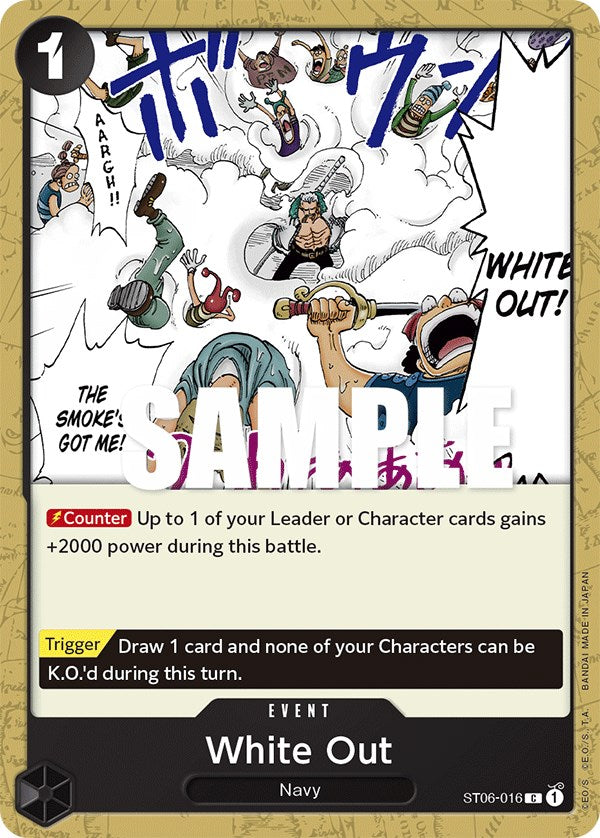 White Out [Starter Deck: Absolute Justice] | Galaxy Games LLC