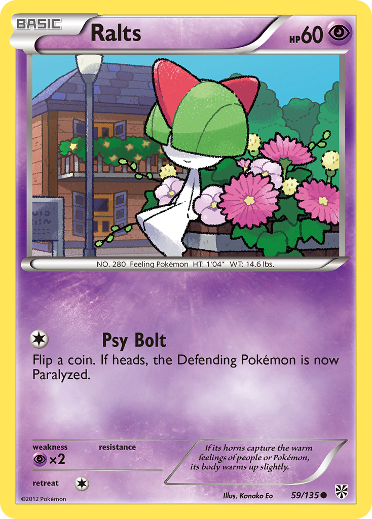 Ralts (59/135) [Black & White: Plasma Storm] | Galaxy Games LLC
