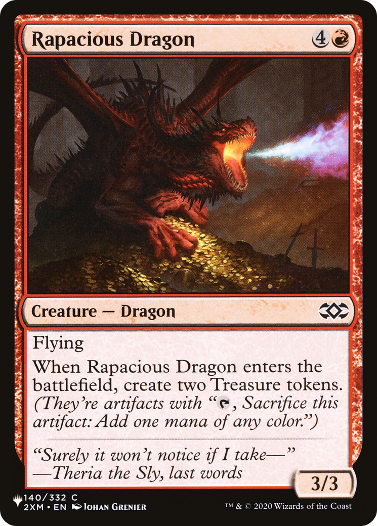 Rapacious Dragon [The List] | Galaxy Games LLC