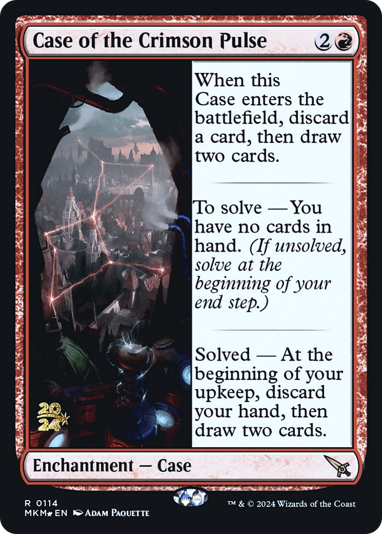 Case of the Crimson Pulse [Murders at Karlov Manor Prerelease Promos] | Galaxy Games LLC