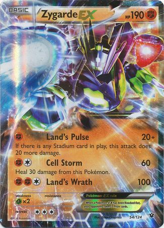 Zygarde EX (54/124) (Jumbo Card) [XY: Fates Collide] | Galaxy Games LLC