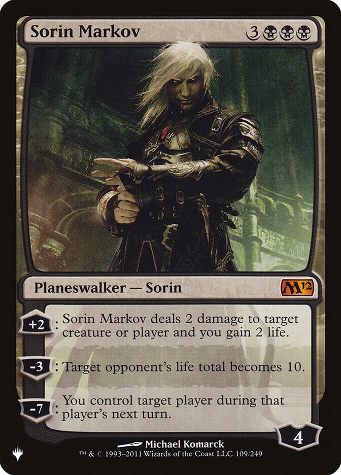 Sorin Markov [The List] | Galaxy Games LLC