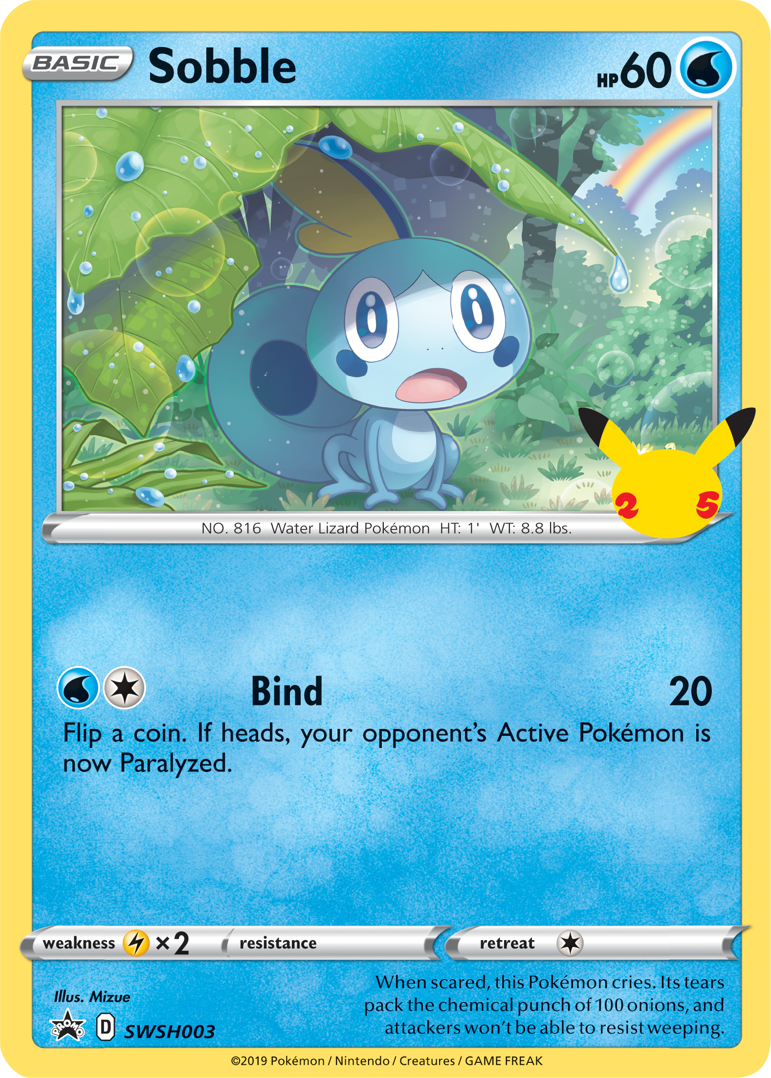 Sobble (SWSH003) (Jumbo Card) [First Partner Pack] | Galaxy Games LLC