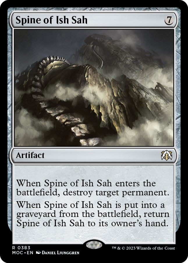 Spine of Ish Sah [March of the Machine Commander] | Galaxy Games LLC