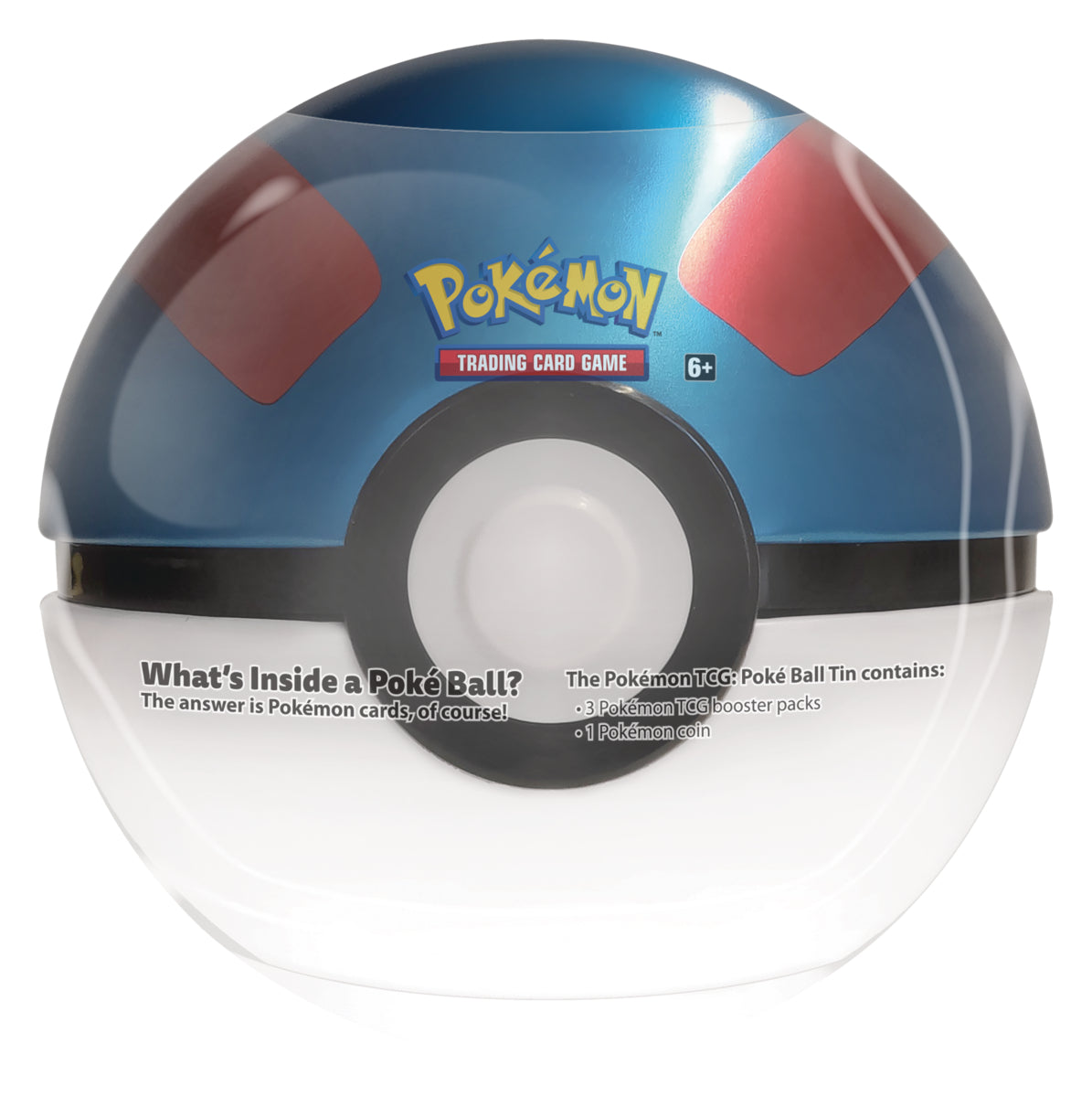 Poke Ball Tin (Great Ball/Winter 2021) | Galaxy Games LLC