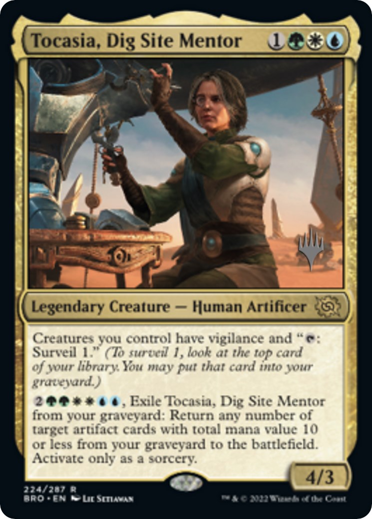 Tocasia, Dig Site Mentor (Promo Pack) [The Brothers' War Promos] | Galaxy Games LLC