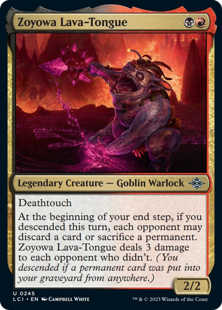 Zoyowa Lava-Tongue [The Lost Caverns of Ixalan] | Galaxy Games LLC